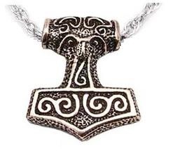 Leif Helgarson's Thor's Hammer Pendant - Solid Bronze