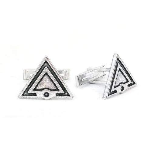 Pink Society Cufflinks - Badalijewelry Sterling Silver