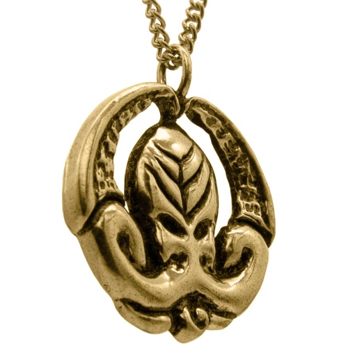 Gold Cthulhu Medallion