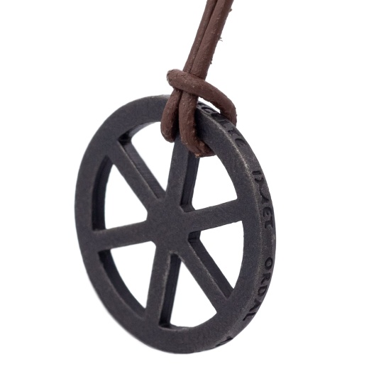 Tehlu's Iron Wheel Necklace - Badalijewelry