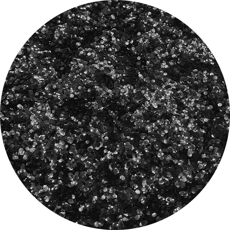 Darker Than Black :Chunky Biodegradable Pearlized Glitter (Sample Bag)