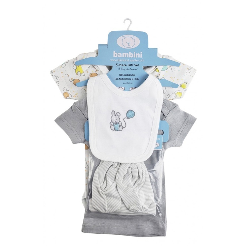 5-Piece Hanging Gift Set - Bunny Size : Newborn / Print : Bunny