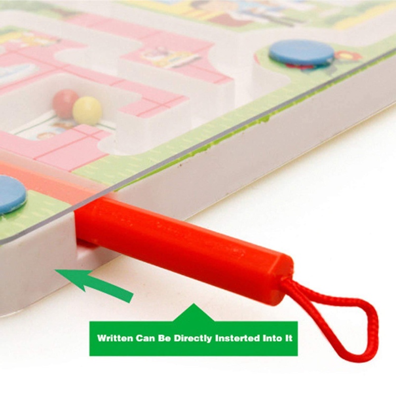 City Traffic Maze Puzzle Interactive Maze Pen Driving Beads Maze On Board