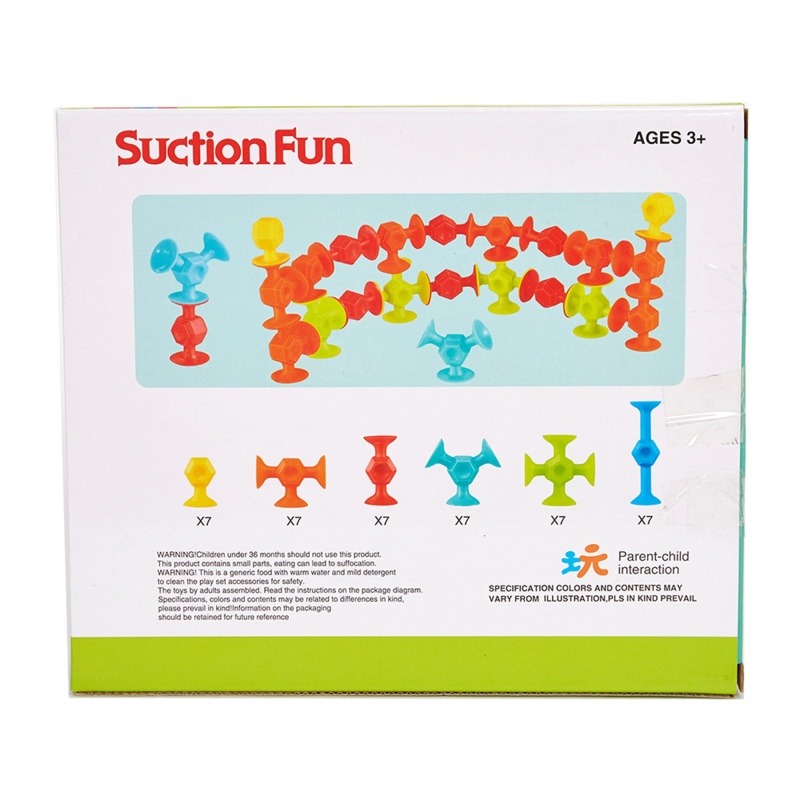(Out Of Stock) Baby Building Blocks Colorful Security Silicone Building Toy
