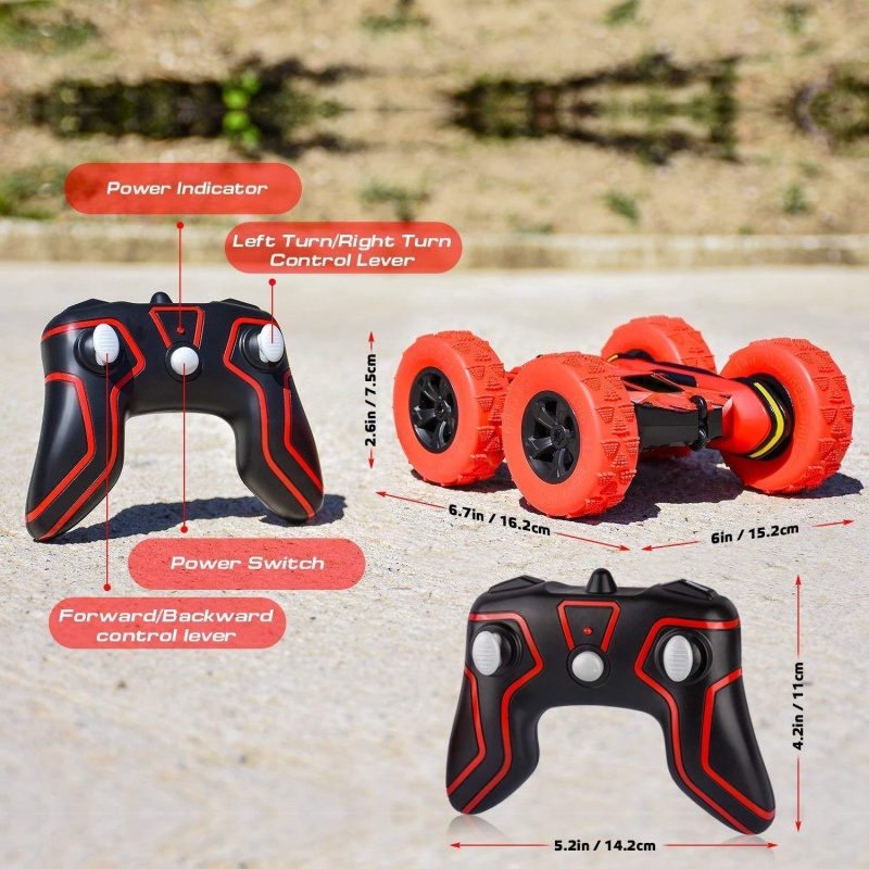 2.4G Stunt Rc Car Double Sided Rotating Tumbling 4Wd Remote Control Monster Truck