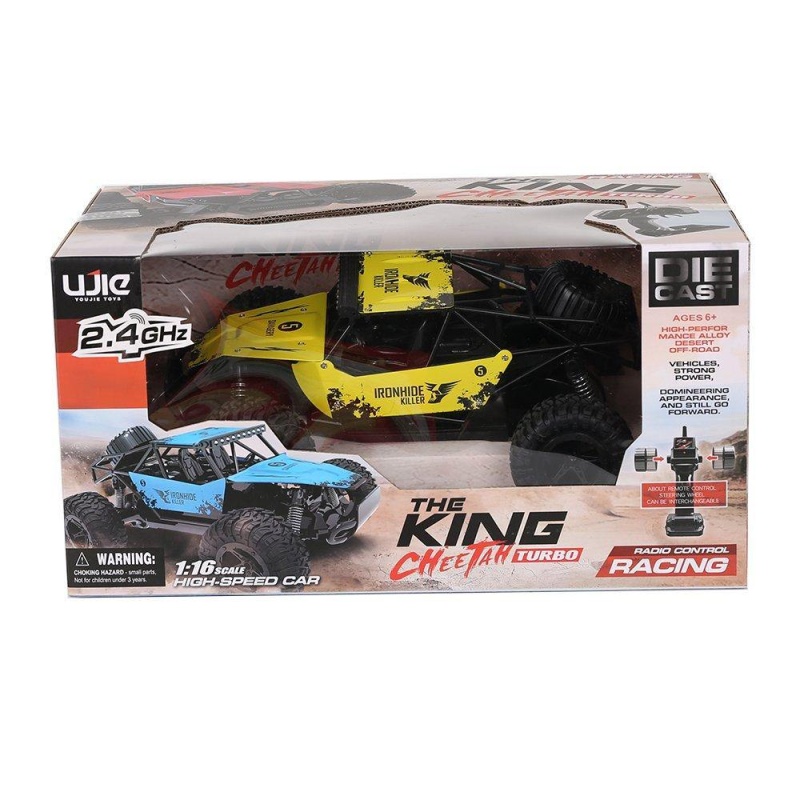 (Out Of Stock) 2.4G 4Wd High Speed Off-Road Rc Die Cast Racing Car Battery Control Vehicle