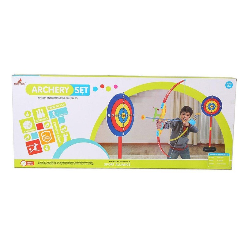Kids Bow & Arrow Archery Set Outdoor Garden Fun Game