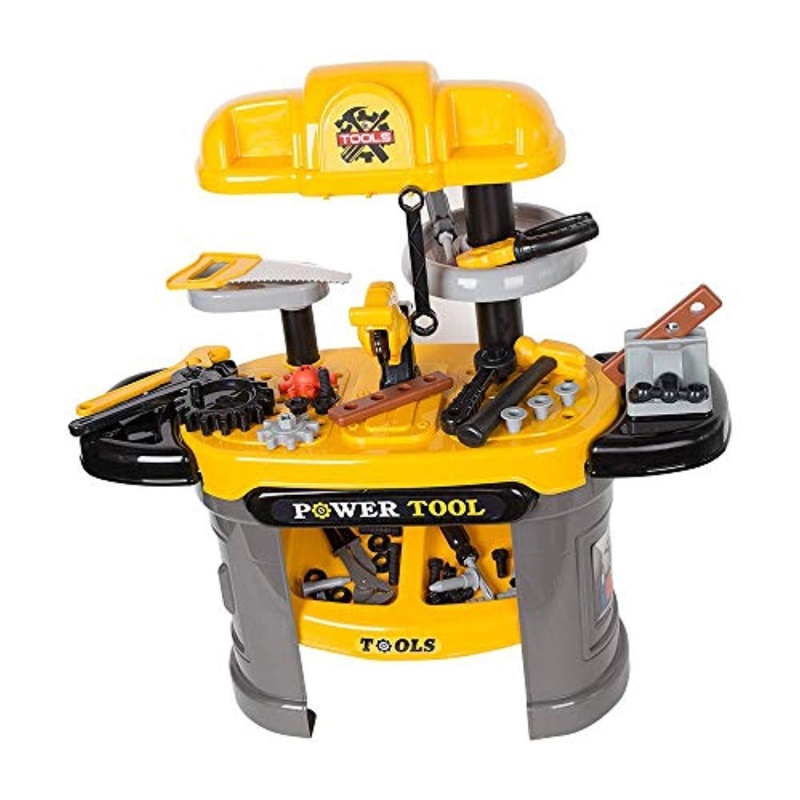Kids Repair Tool Toys Set Workshop Playset Tool Bench Set For Kids 62 Pcs