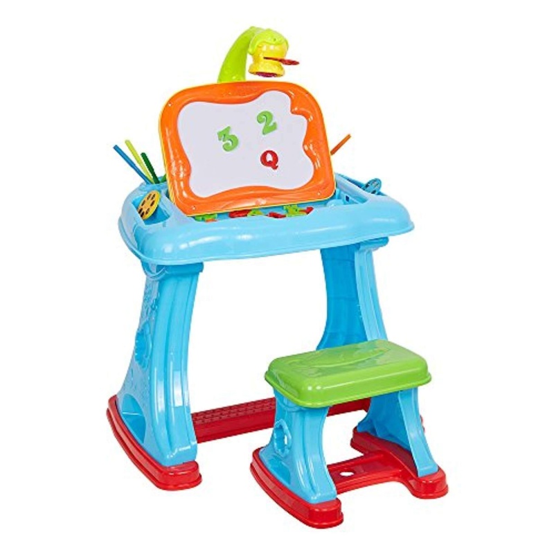 (Out Of Stock) Projector Colorful Learning Desk 4 In 1 Lamp, Projection Painting And Spelling Sketch