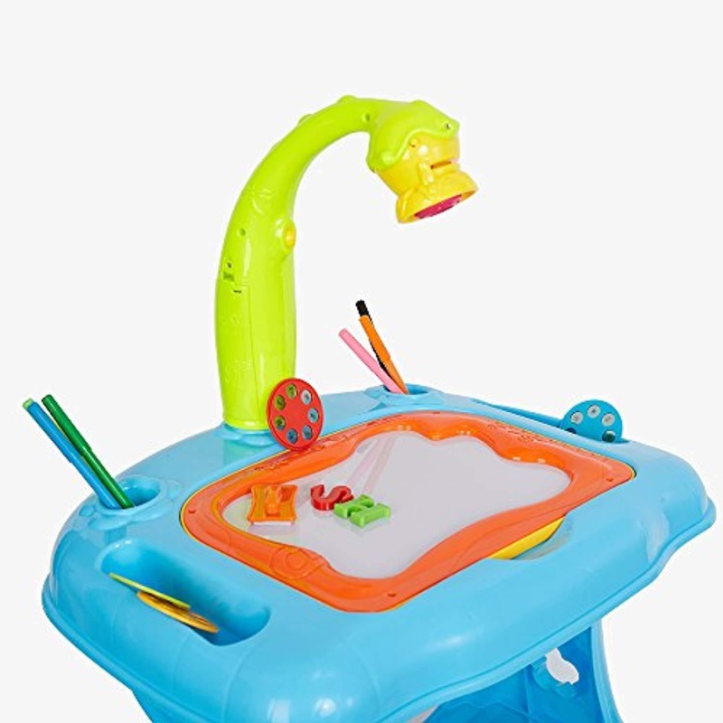 (Out Of Stock) Projector Colorful Learning Desk 4 In 1 Lamp, Projection Painting And Spelling Sketch