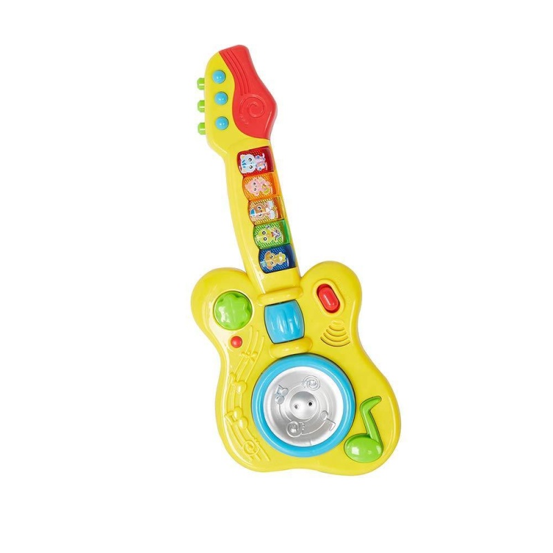 Kids 2 In 1 Electronic Musical Instruments Guitar Toys With Trumpet