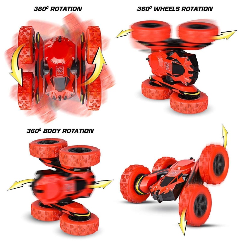 2.4G Stunt Rc Car Double Sided Rotating Tumbling 4Wd Remote Control Monster Truck