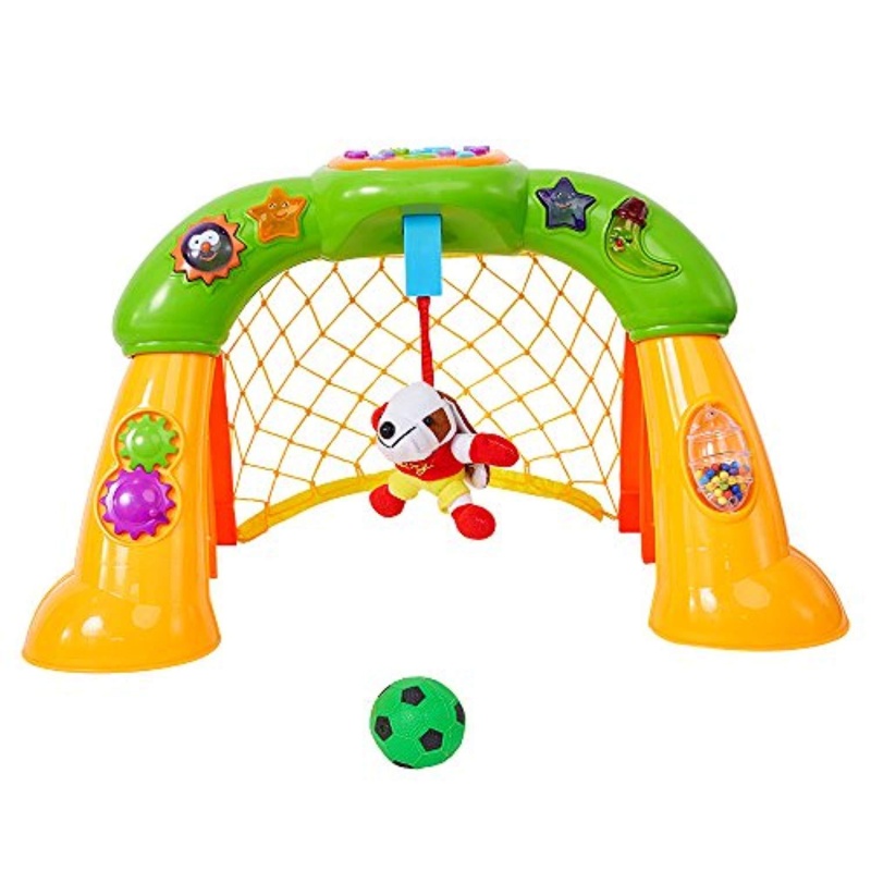 2 In 1 Football Game Toy Kids Toys Gifts Soccer Scoring Goal Game With Music & Light