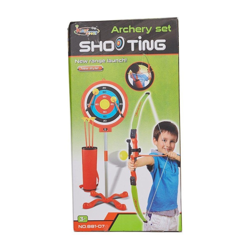 (Out Of Stock) Archery Play Toy Set For Kids With Target Bow And Arrow