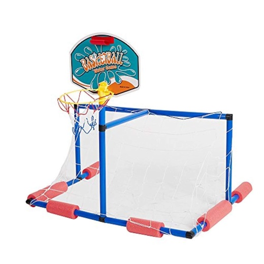 Bosonshop 2 in 1 Water Sport Game - Water Polo with Basketball Stand for Play