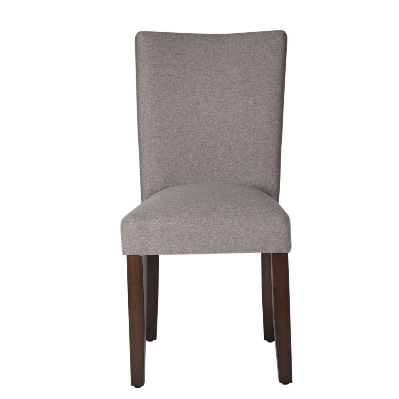 Fabric Upholstered Wooden Parson Dining Chair