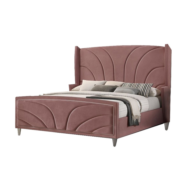 Kerith Modern Wood King Size Bed