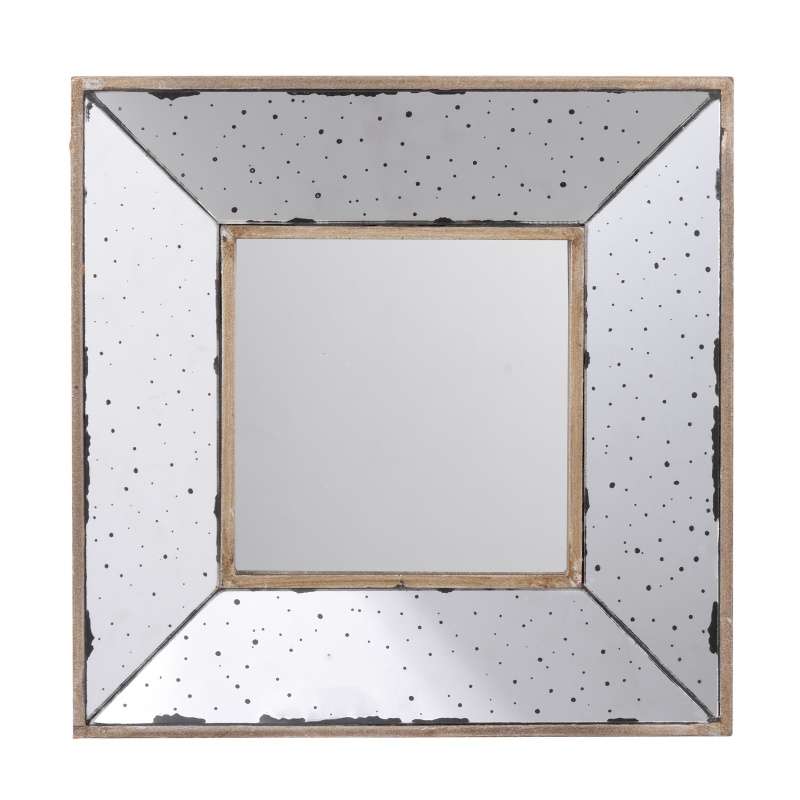 Joe 12 Inch Square Wall Mirror