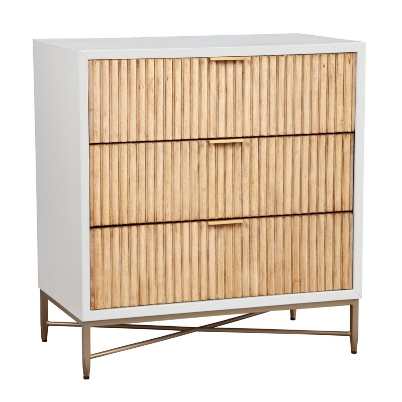 Eli 34 Inch 3 Drawer Small Dresser Nightstand