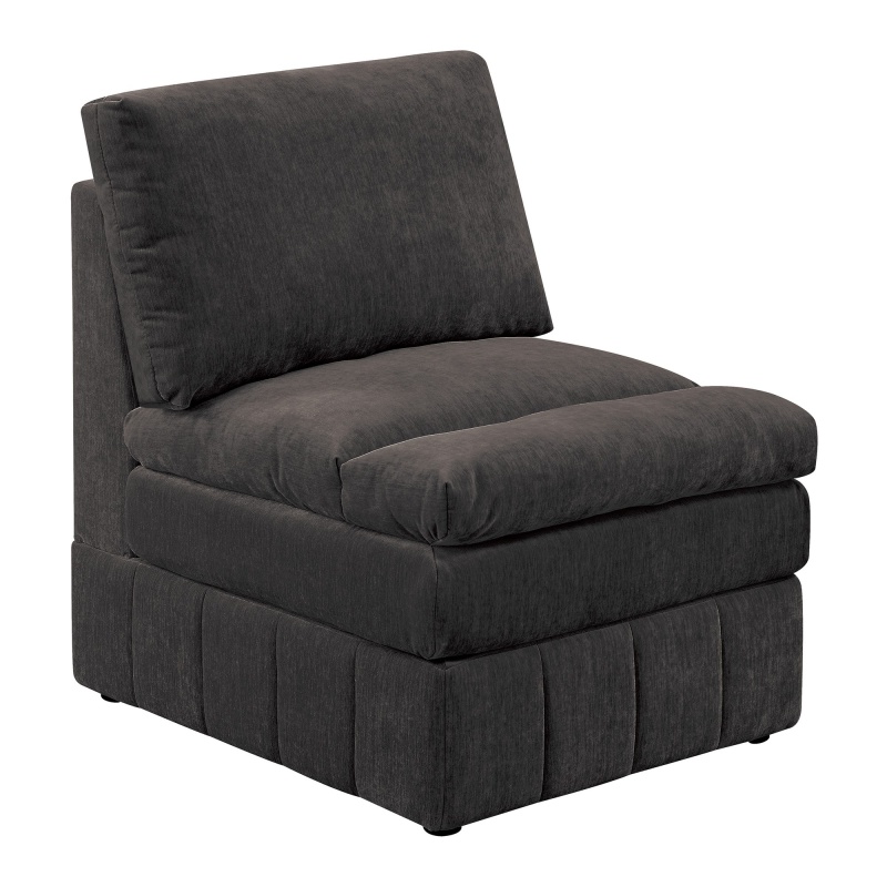 Luna 35 Inch Modular Armless Chair