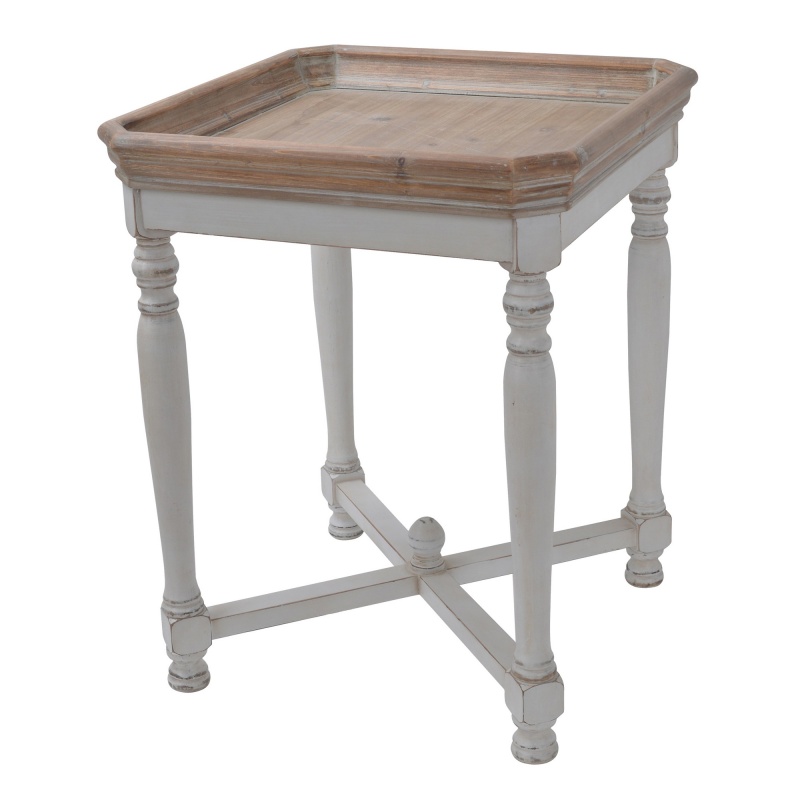 25 Inch Square End Side Table