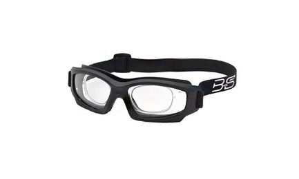 Body Specs Pro-2000 Matte Black W/ Clear Lens