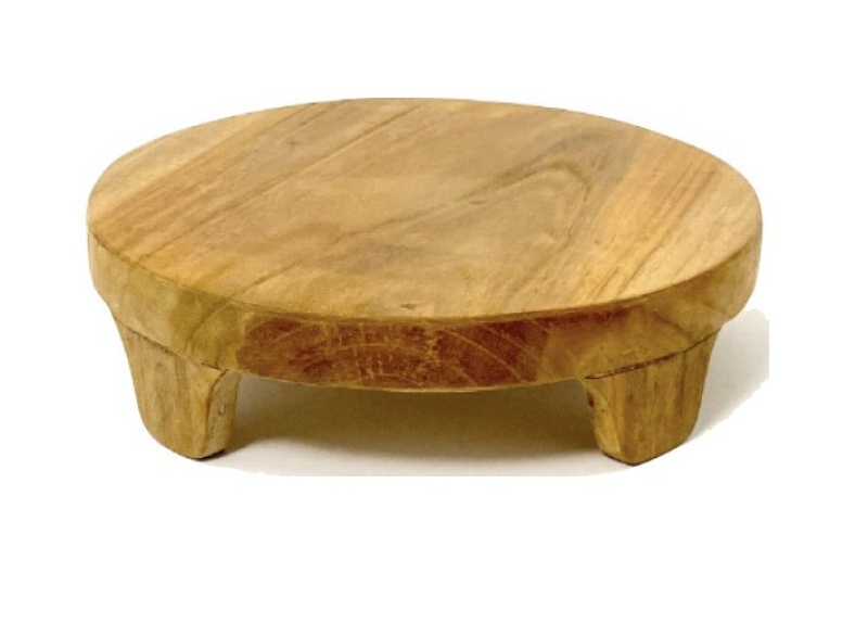 Teak Wood Bonsai Display Stand - 15.5"