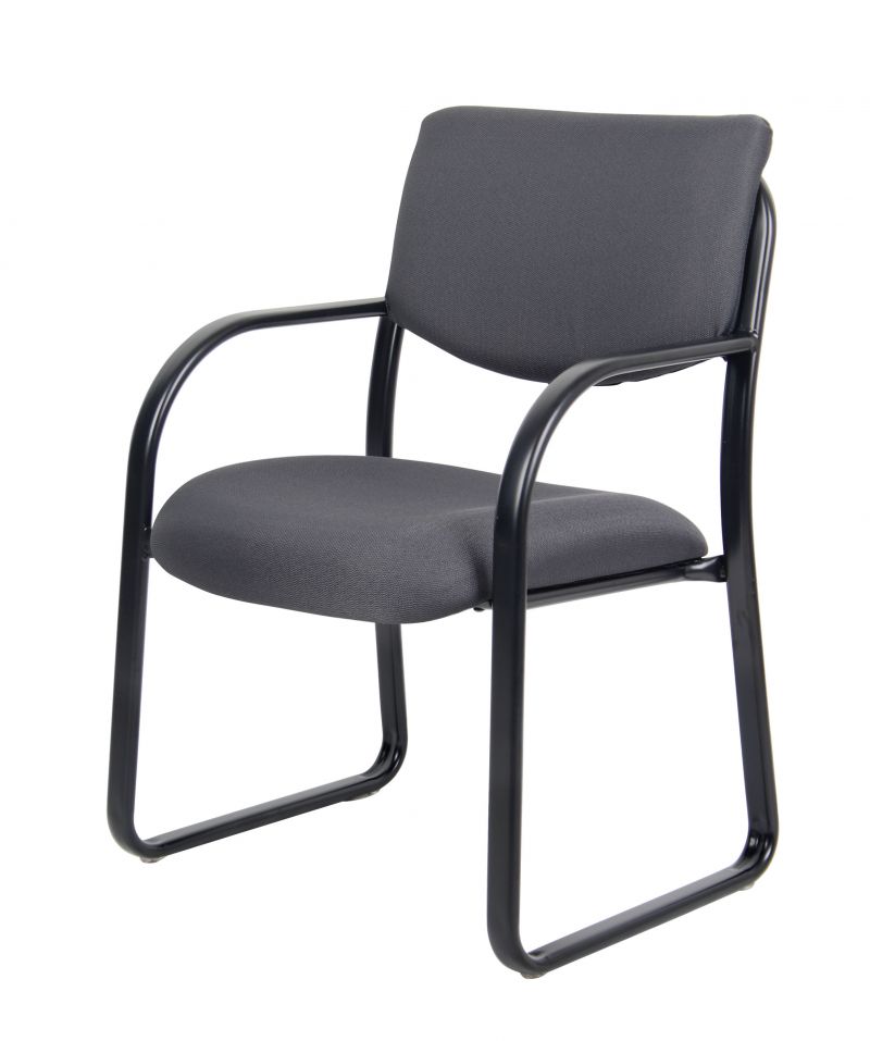 Boss Grey Fabric Guest Chair