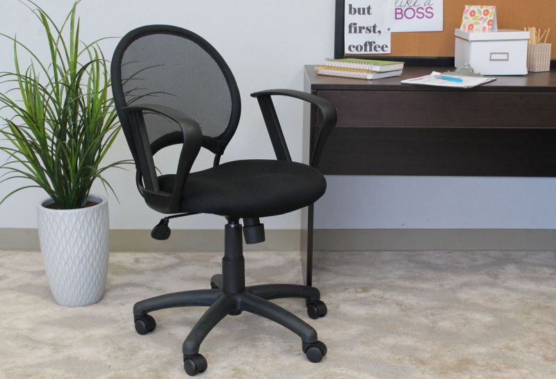 Boss Mesh Chair With Loop Arms