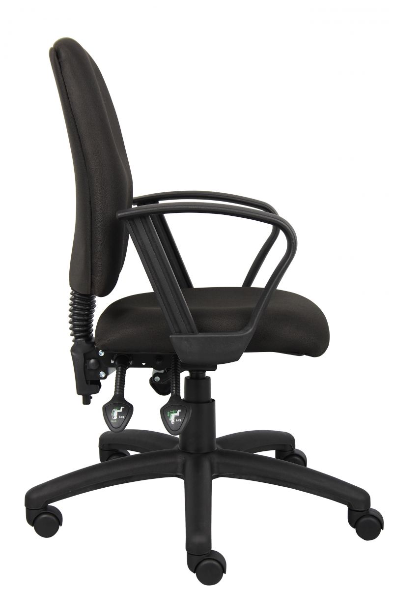 Boss Multi-Function Fabric Task Chair W/Loop Arms
