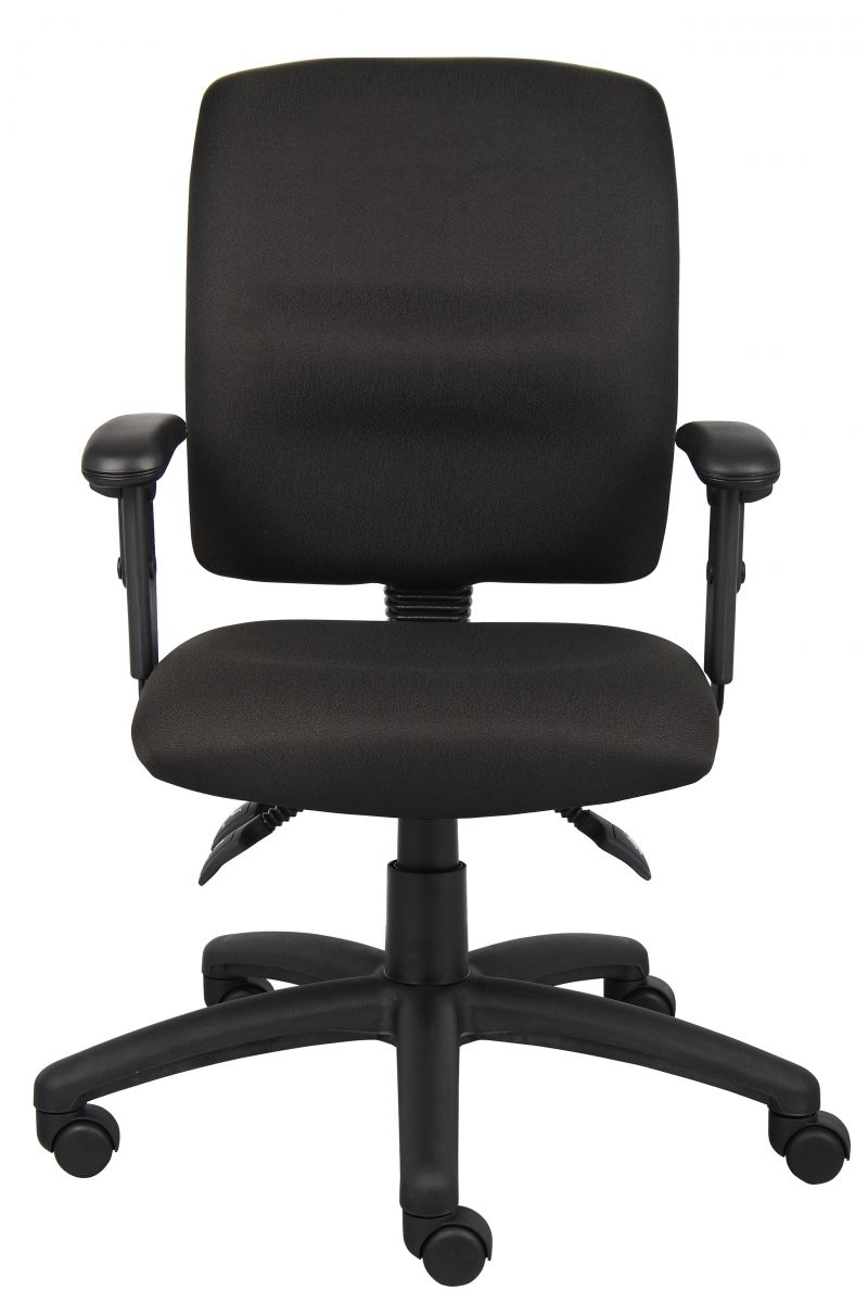Boss Multi-Function Fabric Task Chair W/ Adjustable Arms