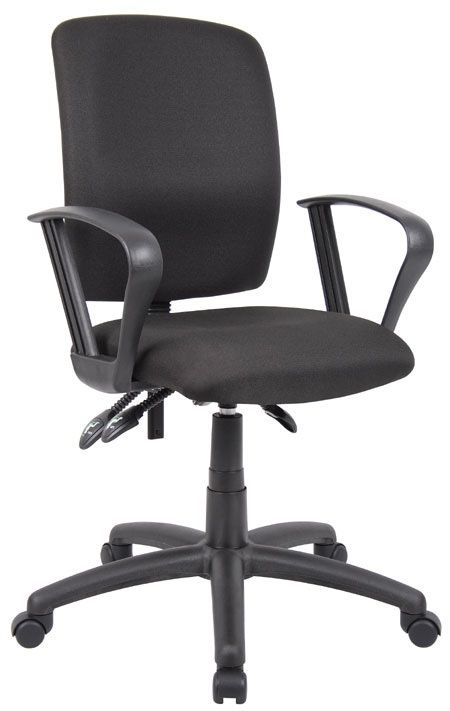Boss Multi-Function Fabric Task Chair W/Loop Arms