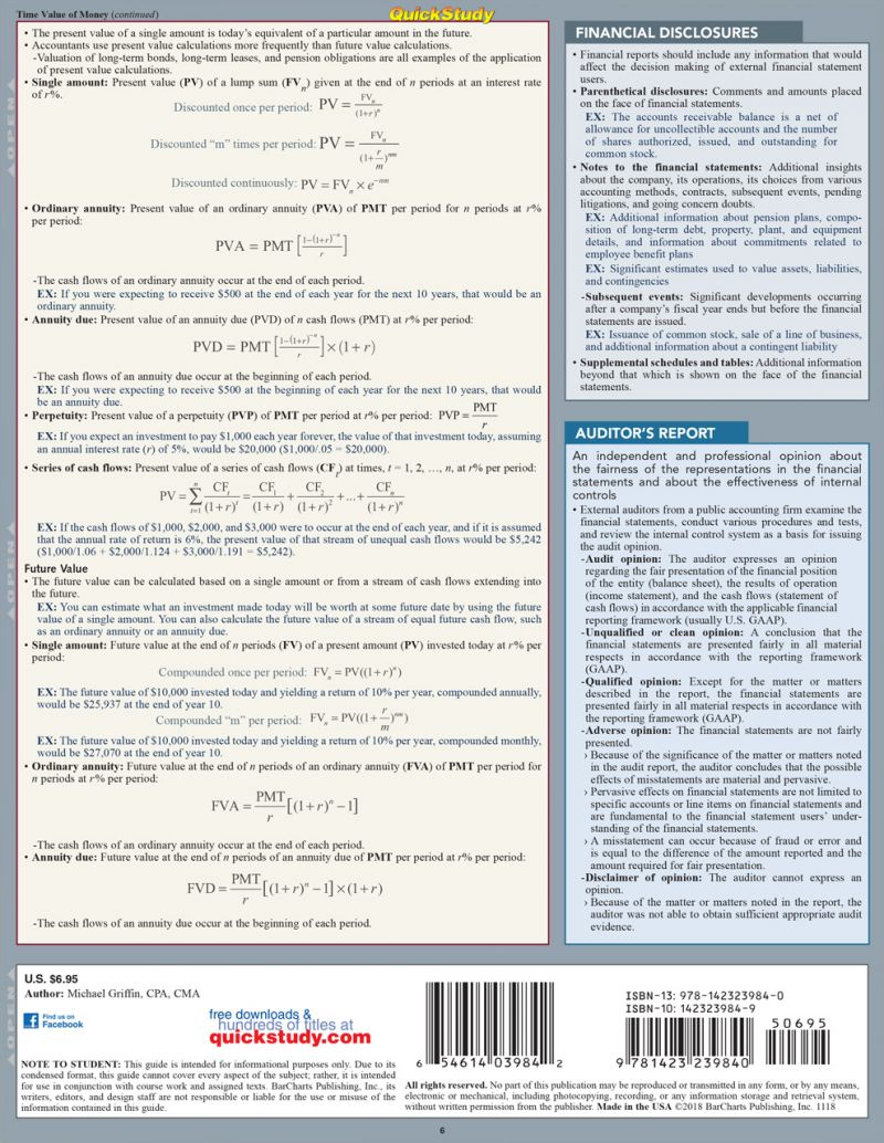 Intermediate Accounting 2: A Quickstudy Laminated Reference Guide (Other)