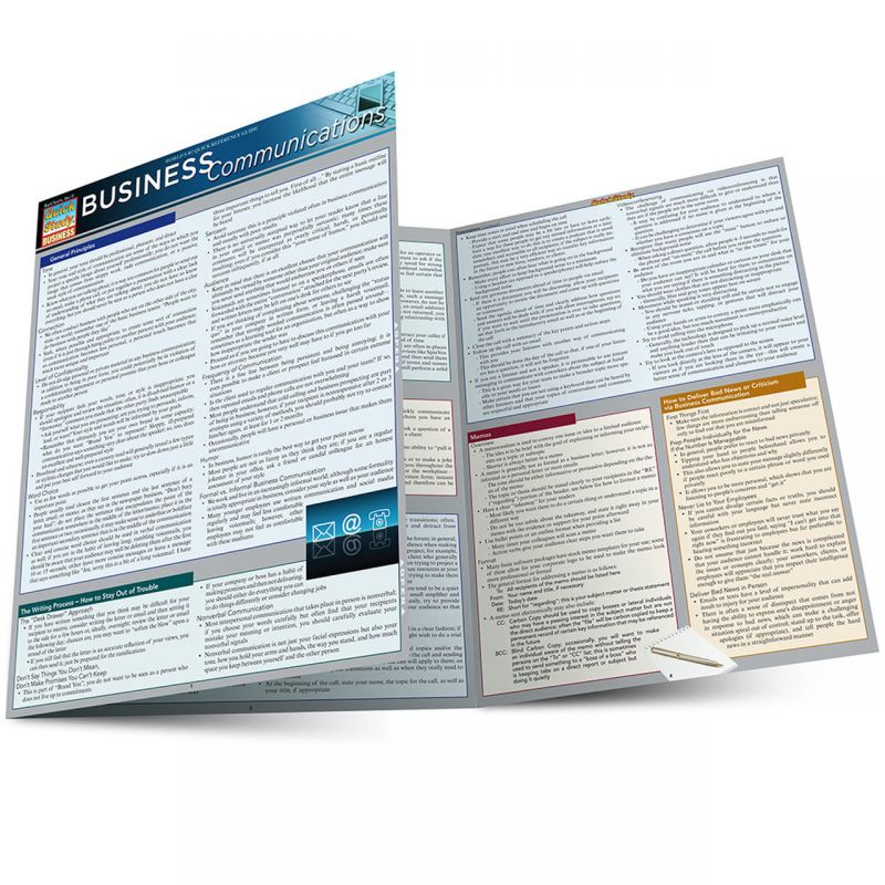 Quickstudy | Business Communications Laminated Reference Guide