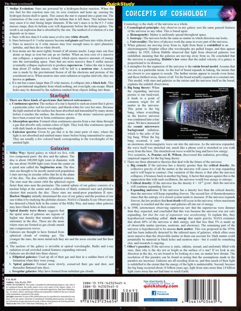 Quickstudy | Astronomy Laminated Study Guide