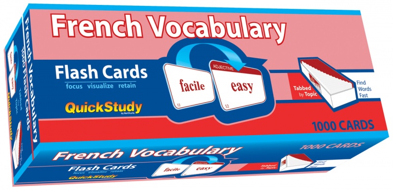 Quickstudy | French Vocabulary Flash Cards