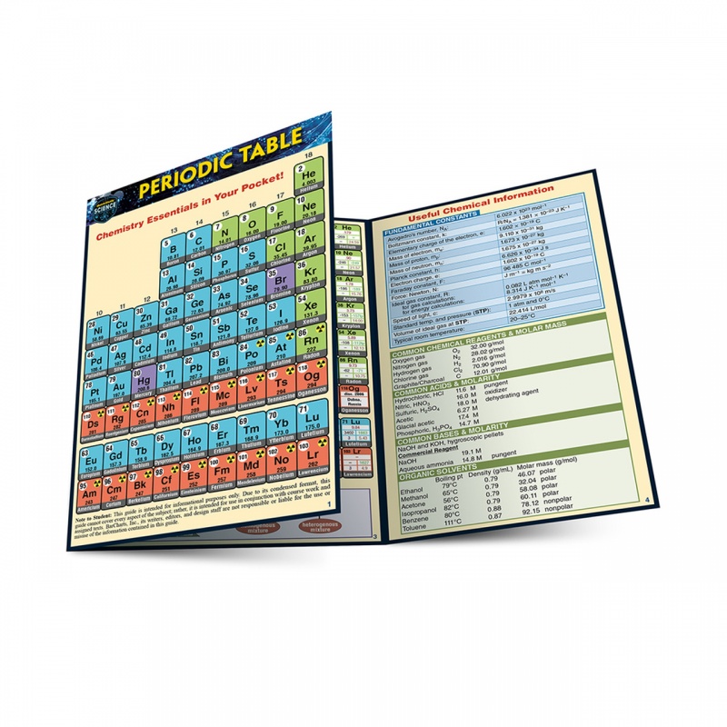 Quickstudy | Periodic Table Laminated Pocket Guide