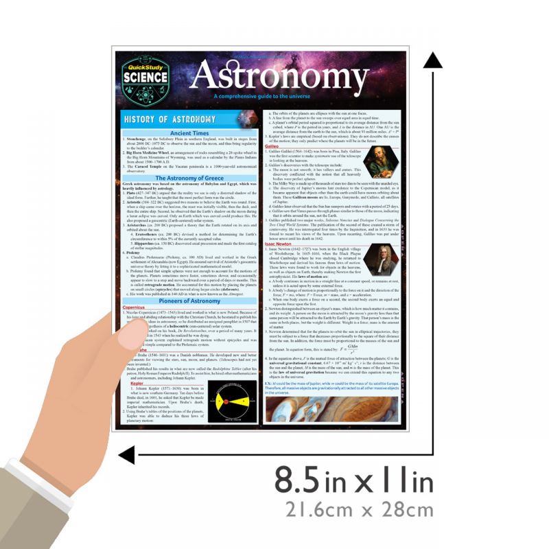 Quickstudy | Astronomy Laminated Study Guide