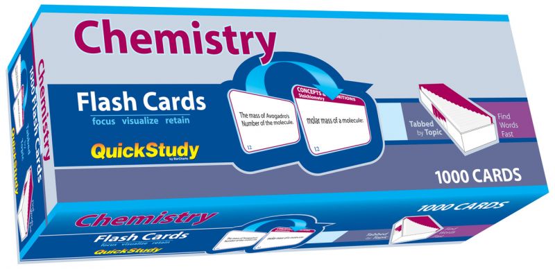 Quickstudy | Chemistry Flash Cards