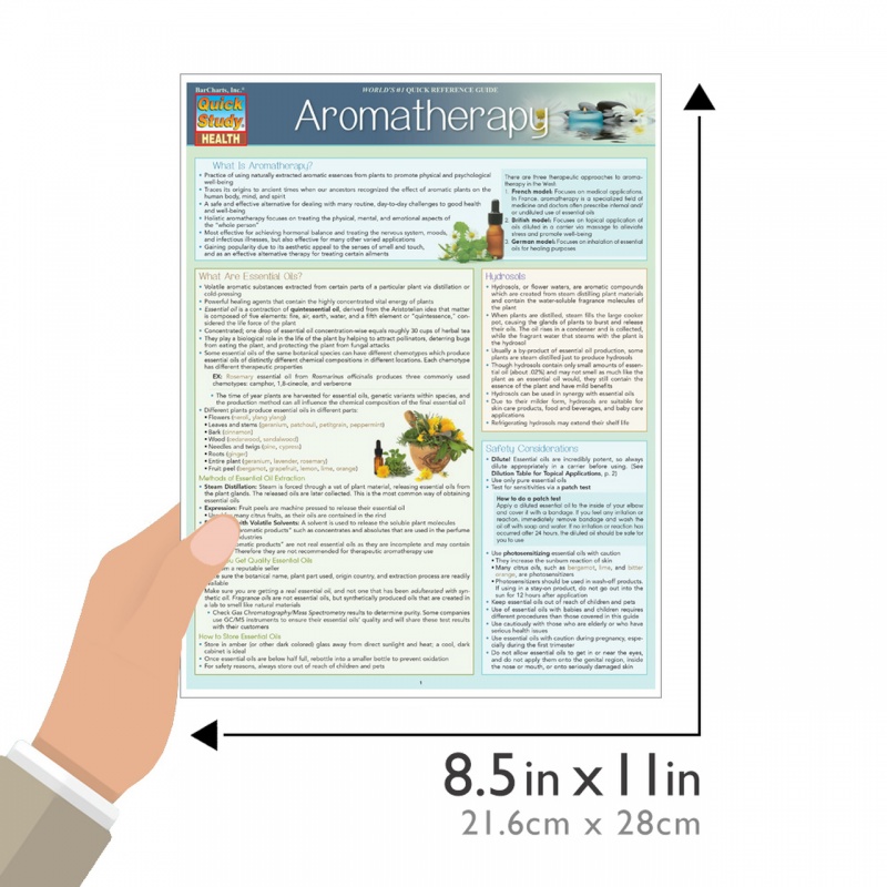 Quickstudy | Aromatherapy Laminated Reference Guide