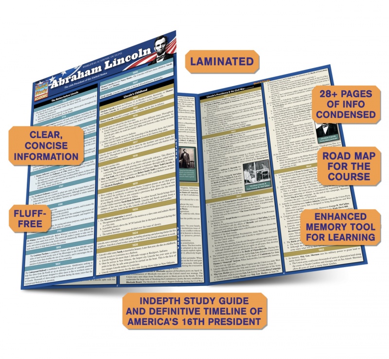 Quickstudy | Abraham Lincoln Laminated Study Guide