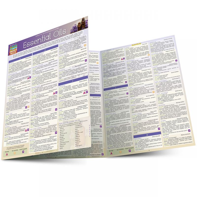 Quickstudy | Essential Oils Laminated Reference Guide