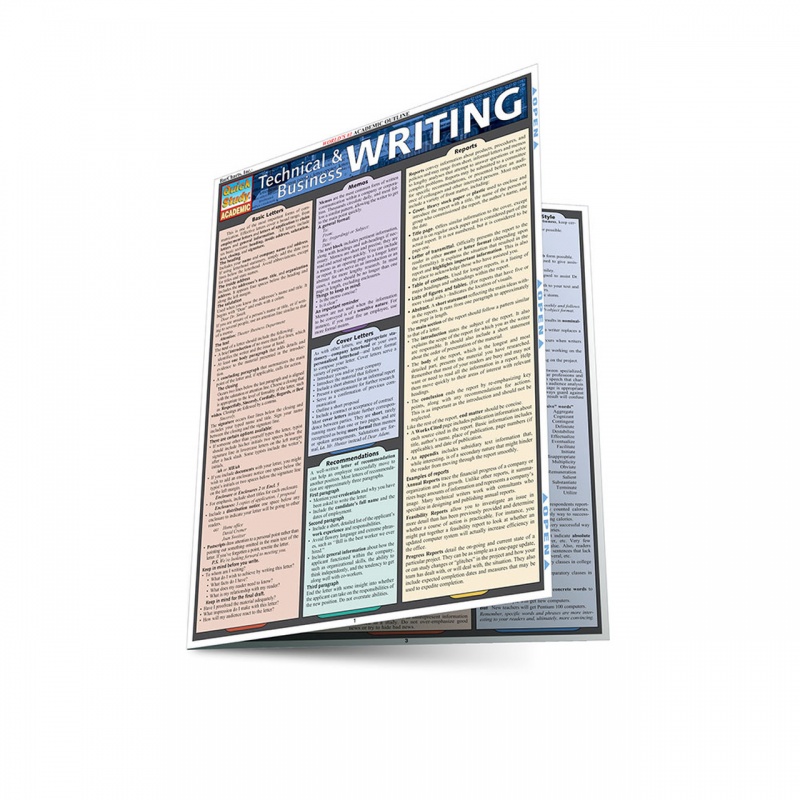 Quickstudy | Technical & Business Writing Laminated Study Guide
