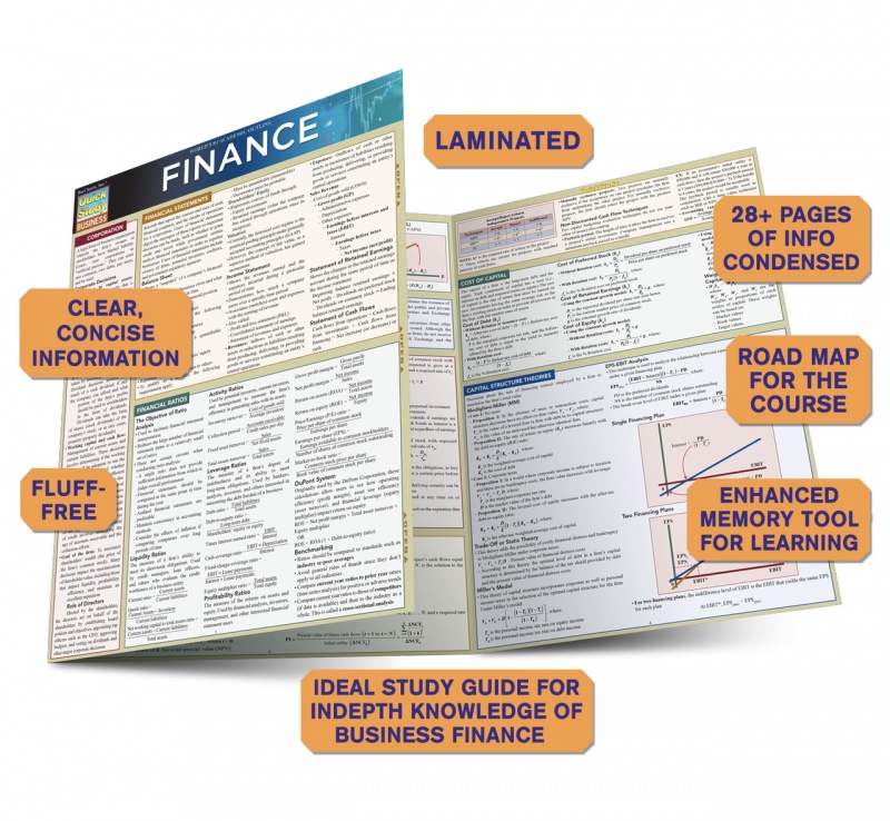 Quickstudy | Finance Laminated Reference Guide