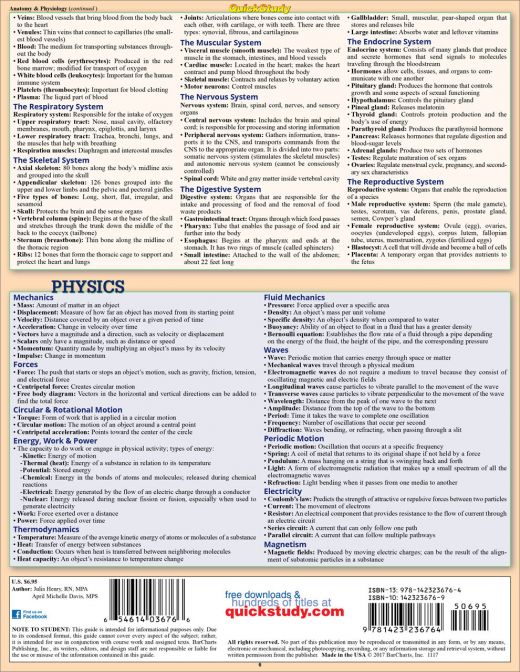 QuickStudy Laminated Reference Guides - Nursing