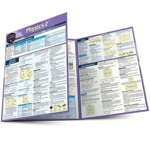 Quickstudy | Physics 2 Laminated Study Guide