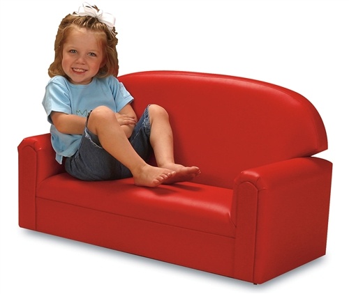 Toddler Vinyl Upholstery Sofa