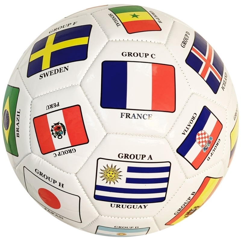 Deflated Fifa World Cup 2018 Qualifiers Country Flags Soccer Ball Size 5