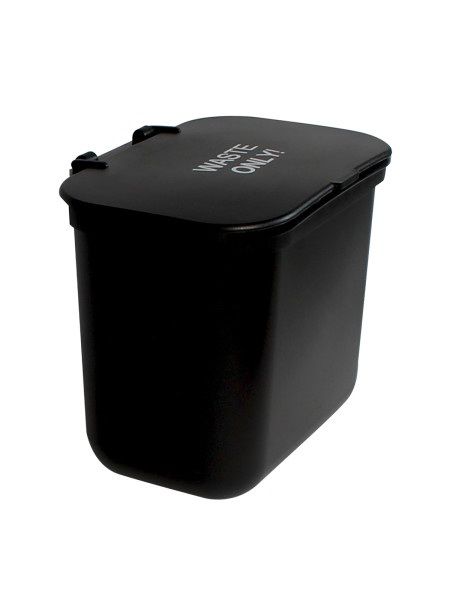 Busch Systems Hanging Waste Basket with Lid: 0.75G, Different Colors