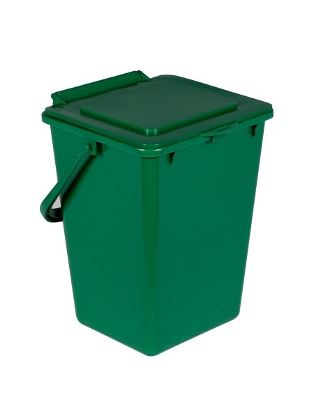 Busch Systems Kitchen Composter: Solid Lid, 2.25G, Green